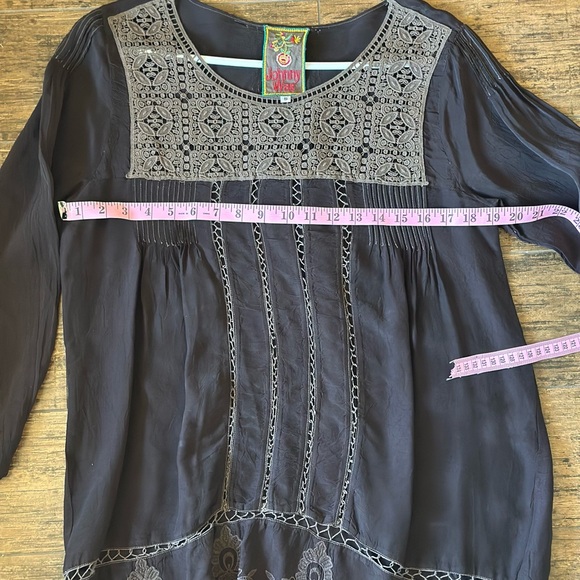 Johnny Was Blouse Brown size Small - Picture 4 of 5